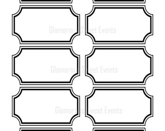 printable blank labels for organizing editable kitchen pantry