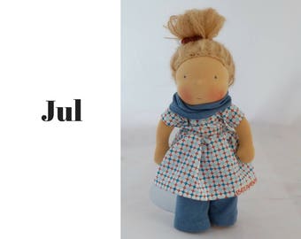 Jul Doll, 33cm /13", Waldorf doll, cuddle doll, doll girl