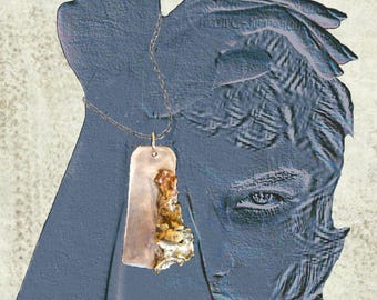 Silver 999 and Golden Bronze pendant