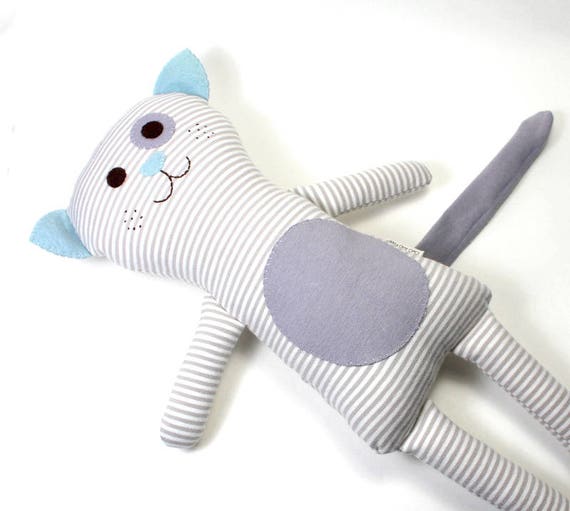 Plush Toy Cat Poppy Cat Soft Cotton Jersey Plush Cat