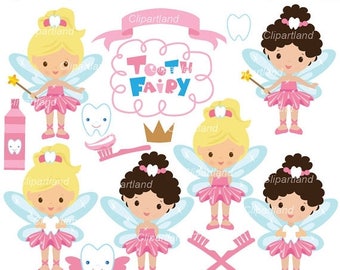 ON SALE INSTANT Download. Cf_6_Tooth Fairy. Tooth Fairy clip art. Personal and commercial use.