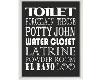 Bathroom Wall Art And Decor bathroom wall art | etsy Bathroom Wall Art And Decor bathroom wall art | etsy