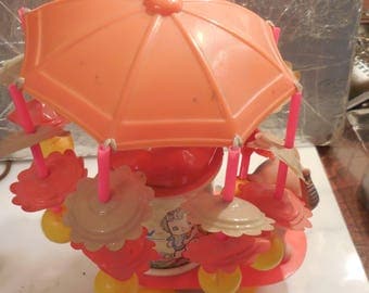 Vintage Toy Carousel with Elephant Cellioud