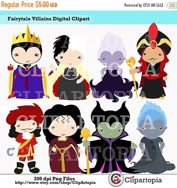 50% OFF SALE Fairytale Villains For Personal and Commercial Use / INSTANT Download Il_570xn