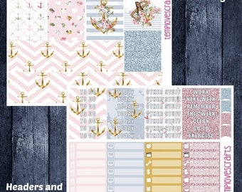 Weekend Sale Nautical Set for Erin Condren Life Planner