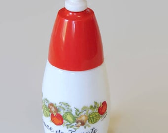Ketchup Bottle, Ketchup Dispenser, Retro Kitchen Decor, Ketchup Container, Pump Dispenser, Condiment Dispenser, Picnic Supplies, 80s