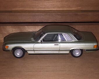 1971-1981 Mercedes Benz SLC 280 500 1/43 Minichamps diecast car metal car model car toy car vintage car antique car birthday father's day