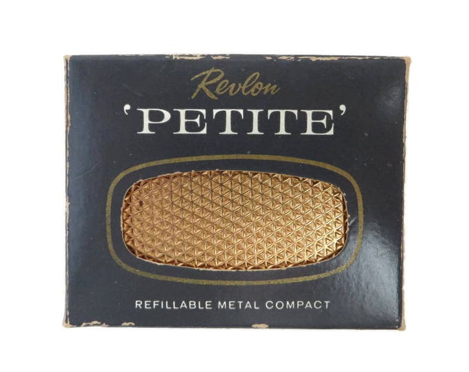 Vintage Revlon Compact - Petite "Love-Pat" - Diamond Design Refillable Compact, Van Cleef and Arpels, New Old Stock, Collector's Compact Vintage Revlon Compact - Petite "Love-Pat" - Diamond Design Refillable Compact, Van Cleef and Arpels, New Old Stock, Collector's Compact