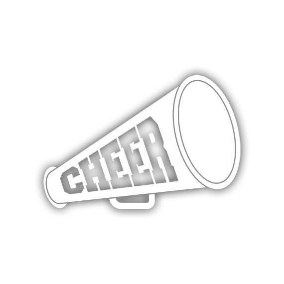 Cheer Megaphone decal