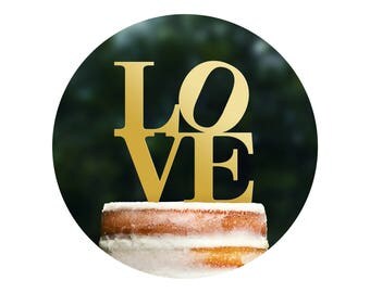 Custom Philly LOVE Wedding Cake Topper, Philadelphia Love Cake Topper, Modern Cake Topper, Wedding Cake Topper, Pop Art Cake Topper (T042)