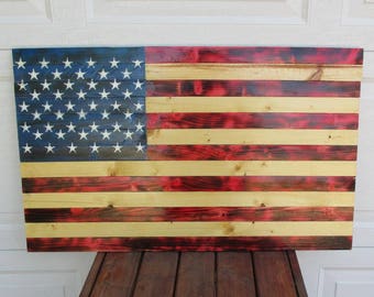 Wooden flag | Etsy