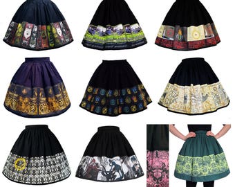 FANDOM SKIRTS - Fantastic Beasts, Cthulhu, Hobbit, Lord of the Rings, Harry Potter, Game of Thrones, Sherlock, Black Butler