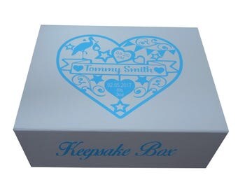 Baby Keepsake Box/New Baby Gift/Christening Keepsake/Baby Girl Gift/Baby Boy Gift/Christening memory box/Baby memory box/Gift for new baby