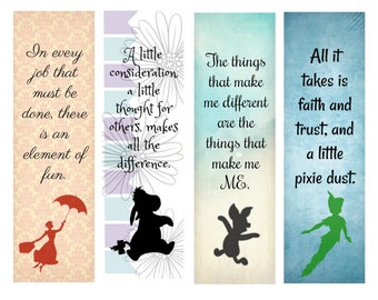 Disney bookmark | Etsy Disney bookmark | Etsy