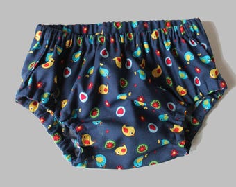 Onesie baby girl or boy pants, size 6-12 months, Navy Blue