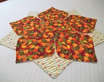 Fall table topper, Fall table runner, Autumn decor