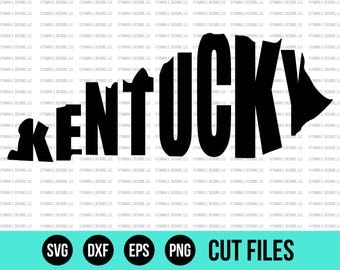 Kentucky SVG - SVG Files - Kentucky State SVG - Cut Files - Cricut Files - Silhouette Files - Vinyl Designs - State svg
