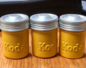Vintage Kodak Aluminum 35mm Film Cannisters (3 per purchase)