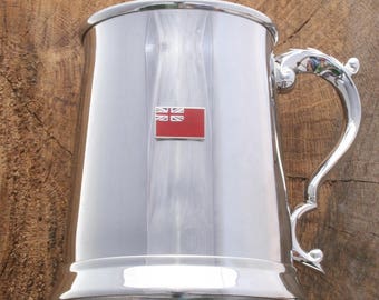 Red Ensign Tankard Metal Drinking Mug Mens Military Gift ME48