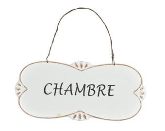 Plate hanging 22 X 10 metal "room"