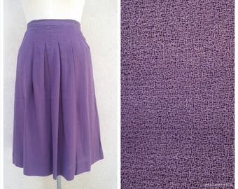 Ensemble Safari Vintage Années 80 - Jupe Plissée Et Boléro - Taille 38 - Made In France
