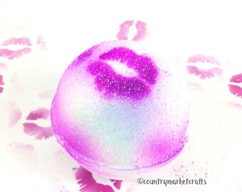 Unicorn Kisses Bath Bomb Natural Handmade Bath Fizzy