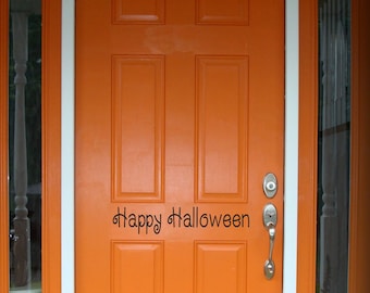 Happy Halloween Door Decal