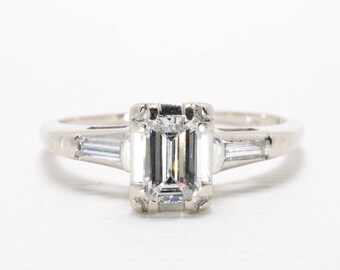 Vintage Emerald Cut Engagement Ring Vintage Emerald Cut Engagement Ring
