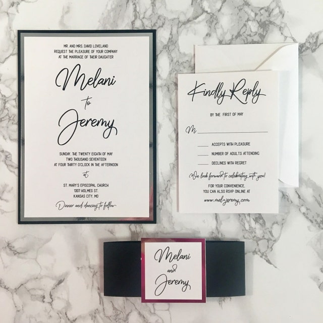 CZ Invitations by CZinvitations on Etsy