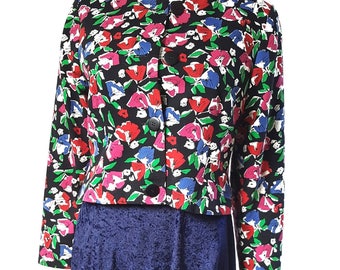 Vintage Jaeger Cropped Floral Jacket