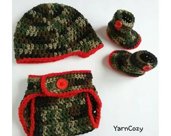 Newborn Boy Photo Outfit, Camo Baby Clothes, Newborn Boy Photo Prop, Camo Baby Shower, Baby Shower Gift, Baby Boy Clothes, Mom To Be Gift