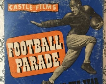 Castle Films, Vintage 8mm Film, Football Parade Of The Year 1948