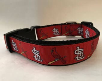 Cardinals dog collar | Etsy