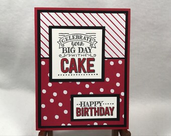 Birthday Card, Stampin Up Card, Handmade Card, Handmade Birthday Card, Greeting Card for Birthday