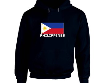 Items similar to Philippines Flag Hoodie - Filipino windreaker - mens ...