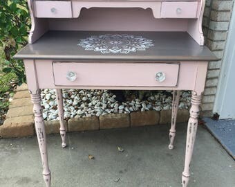 ANTIQUE DESK Custom Order Your Own Painted To Order The Shabby