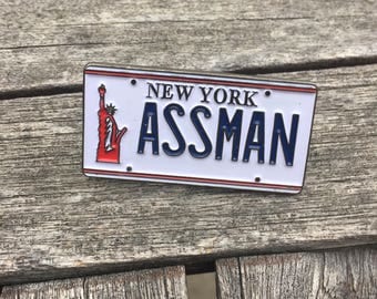 Enamel Pin Assman Enamel Seinfeld Enamel Pin Cosmo Kramer Label Pin Assman New York City NYC