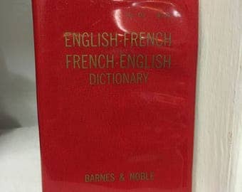 1967 English-French French-English Pocket Dictionary