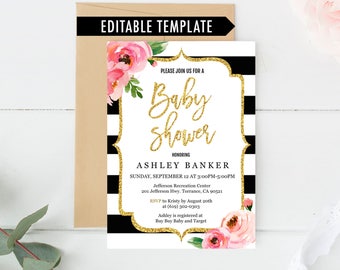 Kate Spade Invitation Template 1