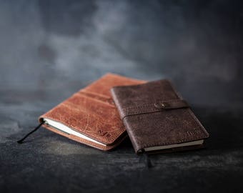 Leather journal, Personalized leather journal, refillable leather journal, lined paper, leather journal cover, leather notebook
