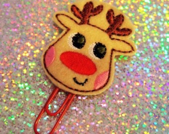 Rudolf/Reindeer Planner Clip
