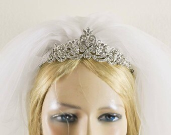 Bridal Tiara Wedding Headpiece,Wedding crown Crystal headband, Rhinestone Headband, Hair Tiara,Hair Jewelry, Hair Accessory-HA033