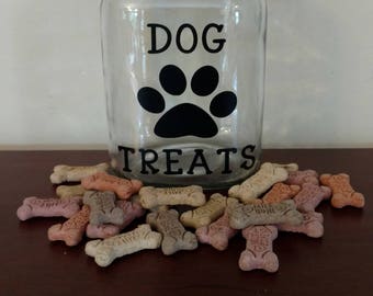 Dog Treat Jar.Dog Treat Container.Doggie Treats.Personalized Dog Treat Jar.Dog Treat Canister.Dog Treats Jar.Doggie Jar.Dog Lover Gift