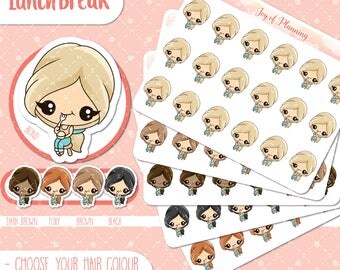 Food planner stickers, eating stickers, dinner stickers, snack stickers, lunch planner stickers, erin condren, snacking stickers LN012
