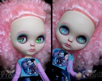 Custom Blythe Dolls For Sale by OOAK Marshmallow Custom Blythe doll Face up and Customized Blythe Toys doll