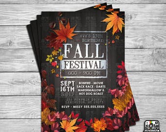 Fall Festival Flyer or Invitation