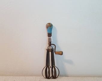 Blue Handle Egg Beater
