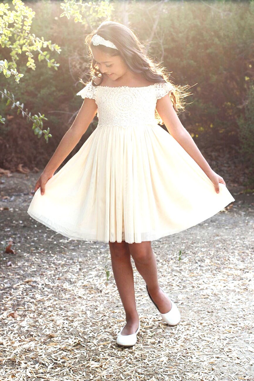 Rustic Flower Girl Dresses