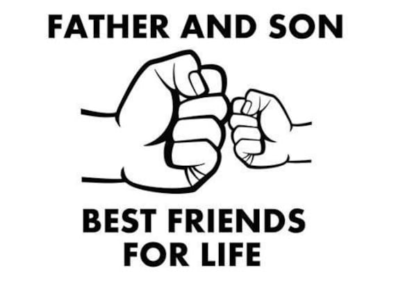 Father and son svg best friend svg Father and son best