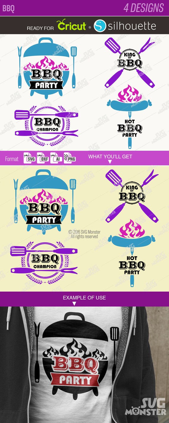 Download BBQ svg Barbecue svg cutting files clipart download svg frame